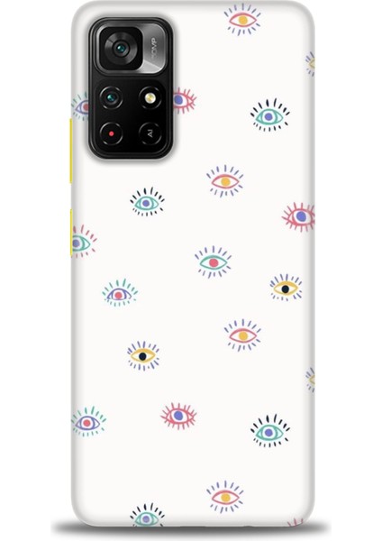 Xiaomi Redmi Note 11 Pro Plus Kılıf Hd Baskılı Kılıf - Renkli Gözler