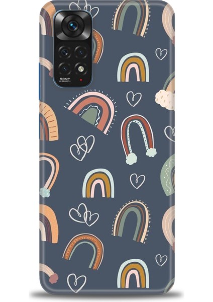 Xiaomi Redmi Note 12 4g Kılıf Hd Baskılı Kılıf - Gökyüzü Kalp