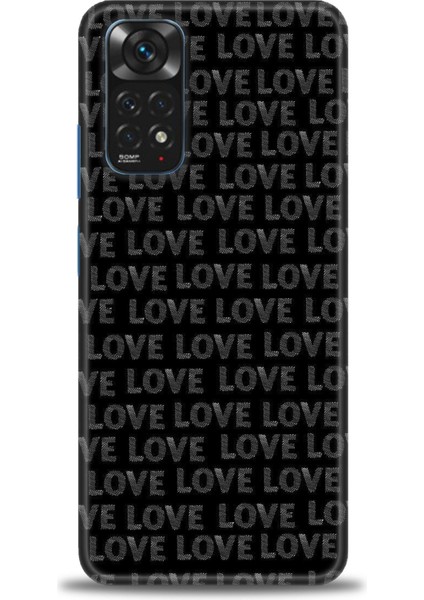 Xiaomi Redmi Note 12 4g Kılıf Hd Baskılı Kılıf - Black Love