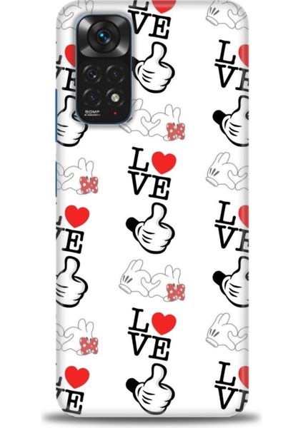 Xiaomi Redmi Note 12 4g Kılıf Hd Baskılı Kılıf - Love Mickey