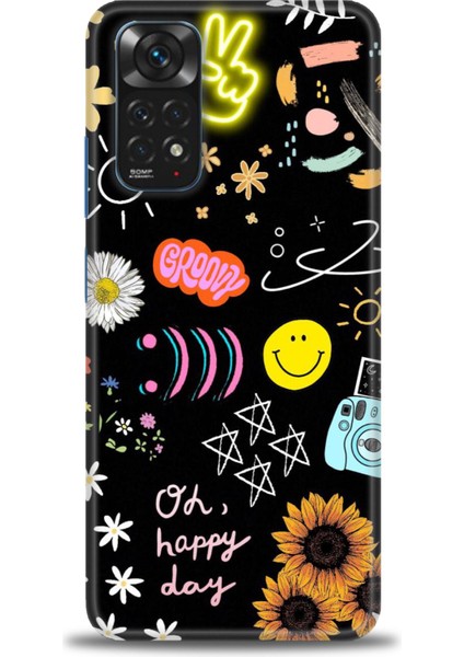 Xiaomi Redmi Note 12 4g Kılıf Hd Baskılı Kılıf - Happy Day