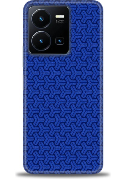 Xiaomi Redmi Note 12 Pro 5g Kılıf Hd Baskılı Kılıf - Mavi Örüntü