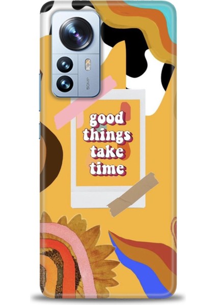 Xiaomi Mi 12 Kılıf Hd Baskılı Kılıf - Take Time