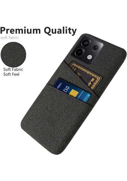 Xiaomi Redmi Note 13 Pro 5g Ince Kılıf Çift Kart Sahibi Sabit Pc+Bez Telefon Kılıfı (Yurt Dışından) modelleri