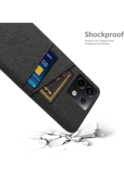 Xiaomi Redmi Note 13 Pro 5g Ince Kılıf Çift Kart Sahibi Sabit Pc+Bez Telefon Kılıfı (Yurt Dışından) fırsatları