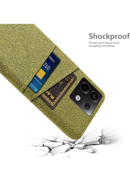 Xiaomi Redmi Note 13 Pro 5g Ince Kılıf Çift Kart Sahibi Sabit Pc+Bez Telefon Kılıfı (Yurt Dışından) fırsatları