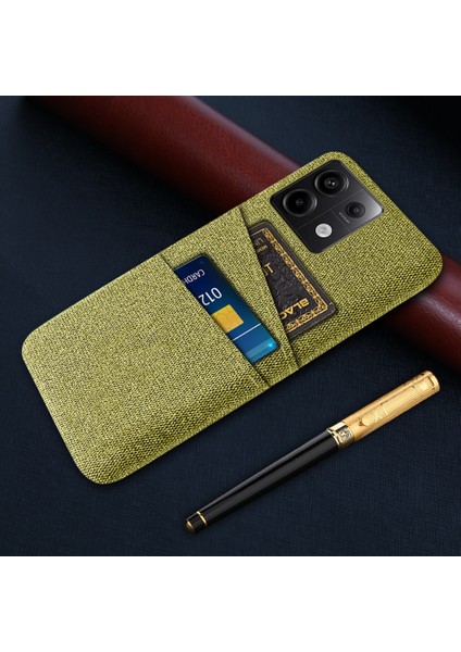 Xiaomi Redmi Note 13 Pro 5g Ince Kılıf Çift Kart Sahibi Sabit Pc+Bez Telefon Kılıfı (Yurt Dışından) indirimleri