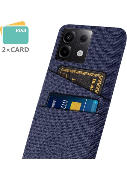 Xiaomi Redmi Note 13 Pro 5g Ince Kılıf Çift Kart Sahibi Sabit Pc+Bez Telefon Kılıfı (Yurt Dışından) fiyatları