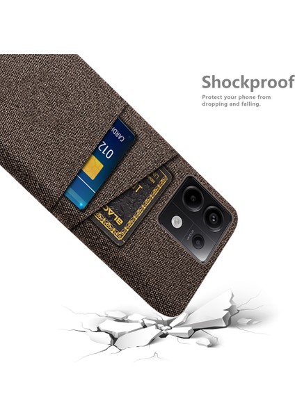 Xiaomi Redmi Note 13 Pro 5g Ince Kılıf Çift Kart Sahibi Sabit Pc+Bez Telefon Kılıfı (Yurt Dışından) fırsatları