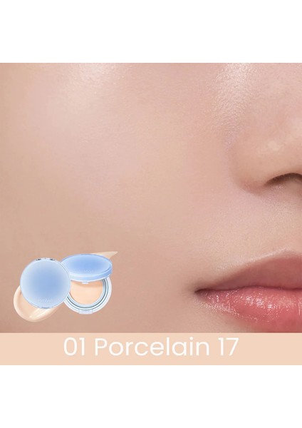 Vegan Nemlendirici Etkili Ince Yapılı Bare Water Cushion 01 Porcelain 17 Spf38 Pa++++