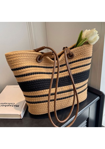 Kore Bayan Çantası, Gündelik Çapraz Omuz Çantası, Vahşi Büyük Kapasiteli Omuz Çantası, Çevre Dostu Dokuma Çanta, Hasır Çanta (Yurt Dışından) fiyatları