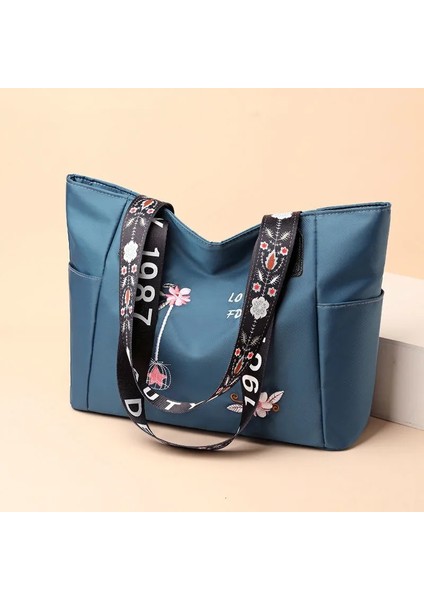 Oxford Kumaş Omuz Çantası, Büyük Kapasiteli Moda Bayan Çantası, El Çantası, Su Geçirmez Rahat Tote Çanta (Yurt Dışından) fiyatları