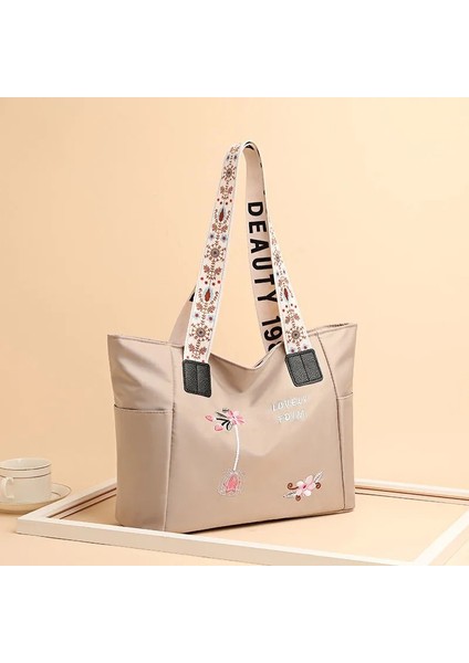 Oxford Kumaş Omuz Çantası, Büyük Kapasiteli Moda Bayan Çantası, El Çantası, Su Geçirmez Rahat Tote Çanta (Yurt Dışından) fiyatları