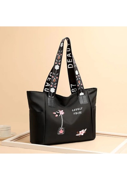 Oxford Kumaş Omuz Çantası, Büyük Kapasiteli Moda Bayan Çantası, El Çantası, Su Geçirmez Rahat Tote Çanta (Yurt Dışından) fiyatları