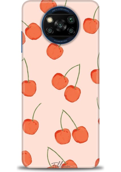 Xiaomi Poco X3 Nfc Kılıf Hd Baskılı Kılıf - Büyük Kirazlar