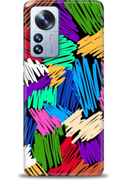 Xiaomi Mi 12 Kılıf Hd Baskılı Kılıf - Karalama