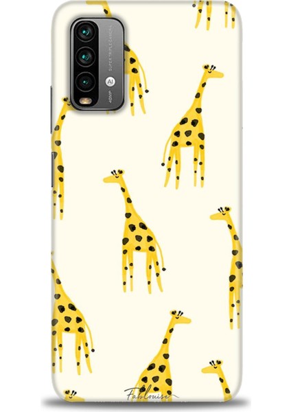 Xiaomi Redmi Note 9 4g Kılıf Hd Baskılı Kılıf - Zürafa