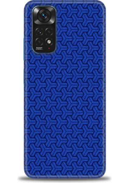 Xiaomi Redmi Note 12 4g Kılıf Hd Baskılı Kılıf - Mavi Örüntü