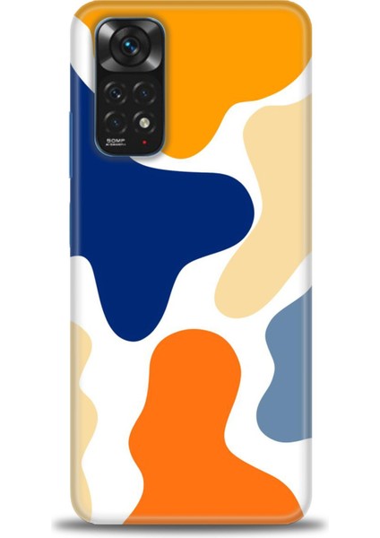 Xiaomi Redmi Note 12 Pro 4g Kılıf Hd Baskılı Kılıf - Turuncu Lekeler