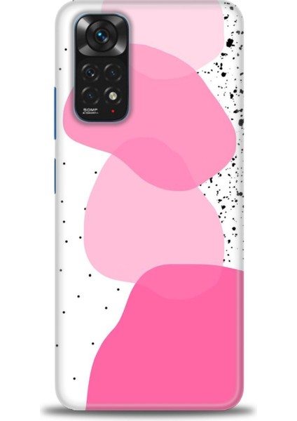 Xiaomi Redmi Note 12 Pro 4g Kılıf Hd Baskılı Kılıf - Pembe Beyaz Siyah