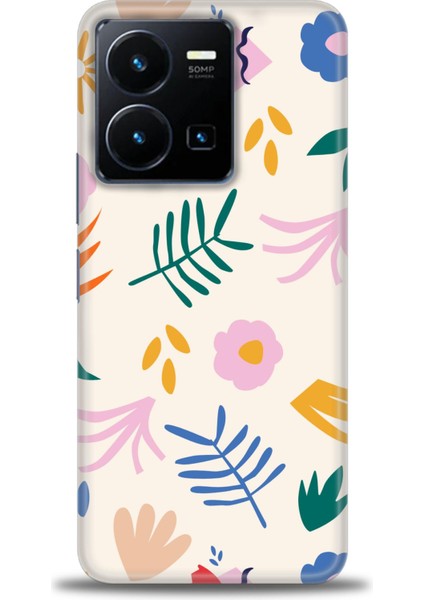 Xiaomi Redmi Note 12 5g Kılıf Hd Baskılı Kılıf - Renkli Yapraklar
