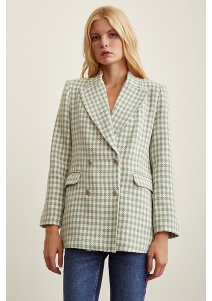 Kazayağa Blazer Ceket Mint fırsatları