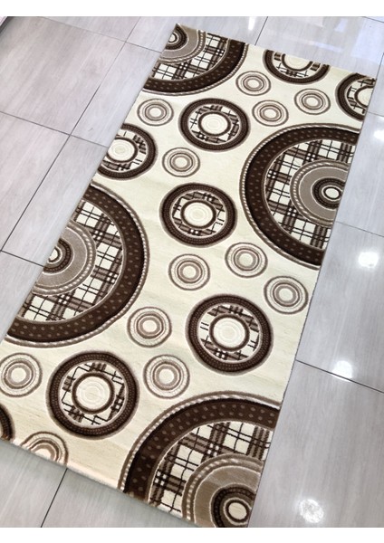 Saray Klasik 11594 Kahverengi Krem 100X200 Halı 2 Metre