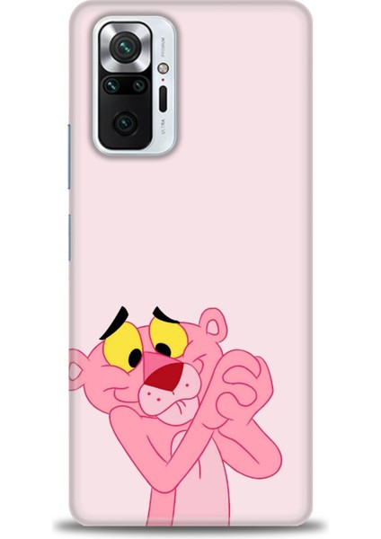 Xiaomi Redmi Note 10 Pro Kılıf Hd Baskılı Kılıf - Pembe Panter