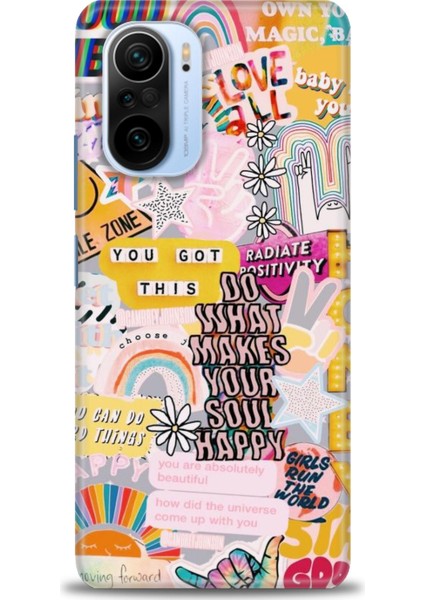 Xiaomi Redmi K40 Pro Kılıf Hd Baskılı Kılıf - Good Vibes