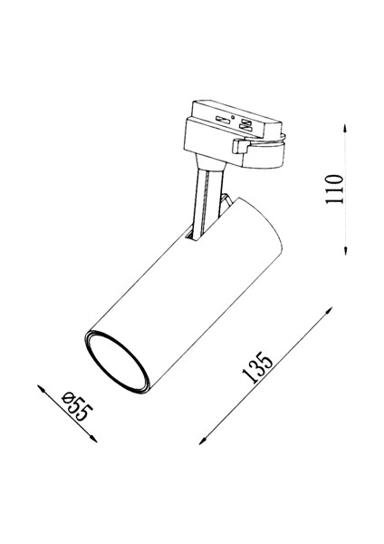 Jüpiter Siyah ve Altın Monofaze Soketli LED Ray Spot 3000K 860 fiyatları