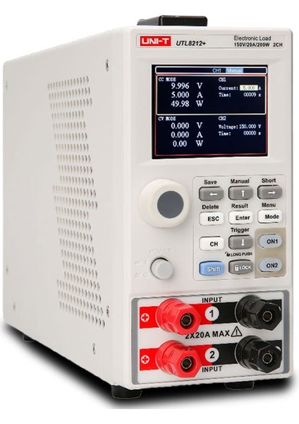 UTL8212+ Dc Elektronik Yük Cihazı Çift Kanal