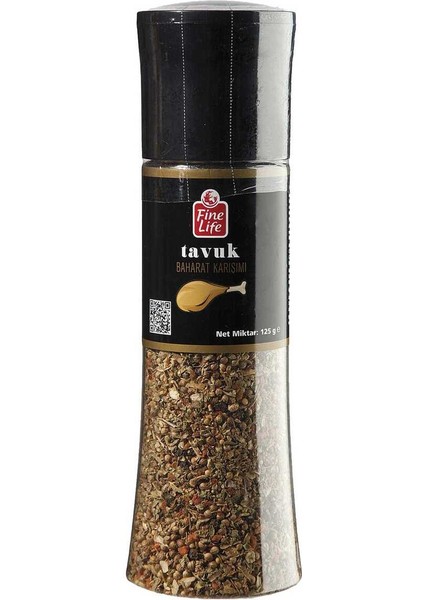 Fine Life Tavuk Baharatı 125 gr Mangal Barbekü Pizza Makarna Et Tavuk Balık Sos Baharat Karışım