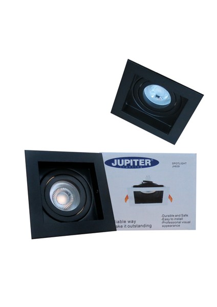 S.a Hareketli Spot Kare Siyah ALÜMINYUM-JH639 S fiyatları