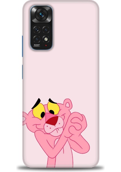 Xiaomi Redmi Note 12 4g Kılıf Hd Baskılı Kılıf - Pembe Panter