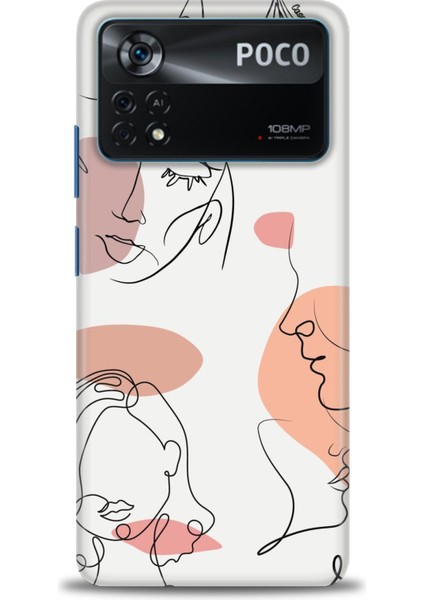 Xiaomi Poco X4 Pro 5g Kılıf Hd Baskılı Kılıf - Silüetler