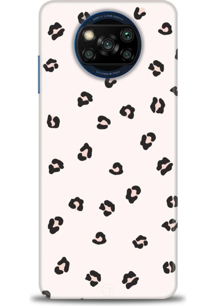 Xiaomi Poco X3 Nfc Kılıf Hd Baskılı Kılıf - Kahveli Leopar