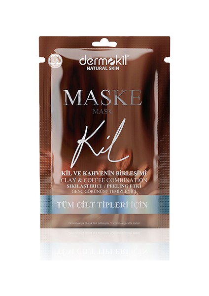 21260-RENKSIZ Dermokıl 15 ml Kıl ve Kahve Icerıklı Sıkılastırıcı Etkılı Maske