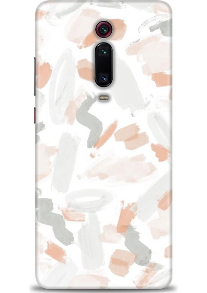 Xiaomi Mi 9t Kılıf Hd Baskılı Kılıf - Fırça Darbeleri
