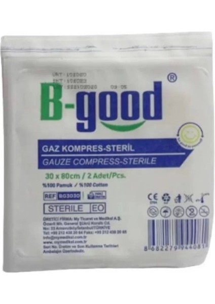 Steril Gz Kompres 30CM x 80CM 10'lu