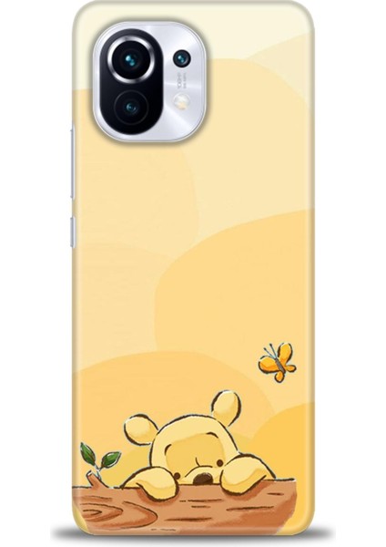 Xiaomi Mi 11 Kılıf Hd Baskılı Kılıf - Winnie ve Kelebek
