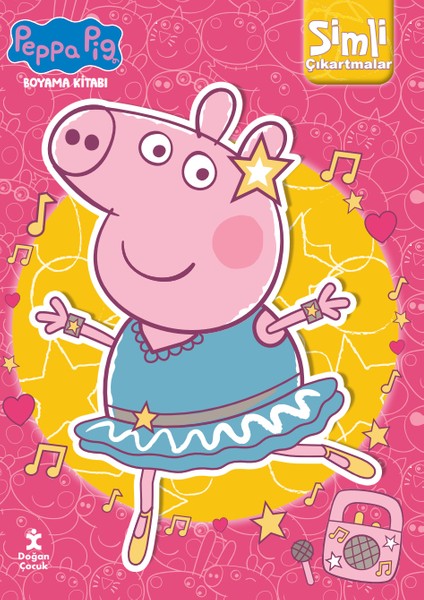 Peppa Pig – Simli Çıkartmalı Boyama Kitabı