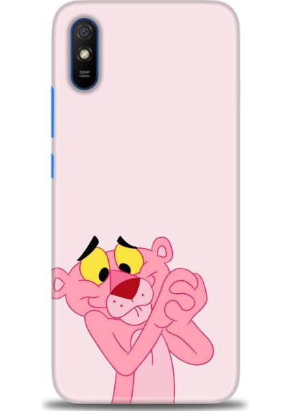 Xiaomi Redmi 9A Kılıf Hd Baskılı Kılıf - Pembe Panter