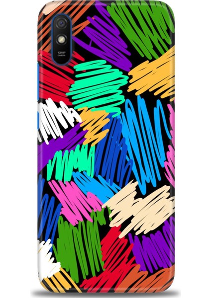 Xiaomi Redmi 9A Kılıf Hd Baskılı Kılıf - Karalama