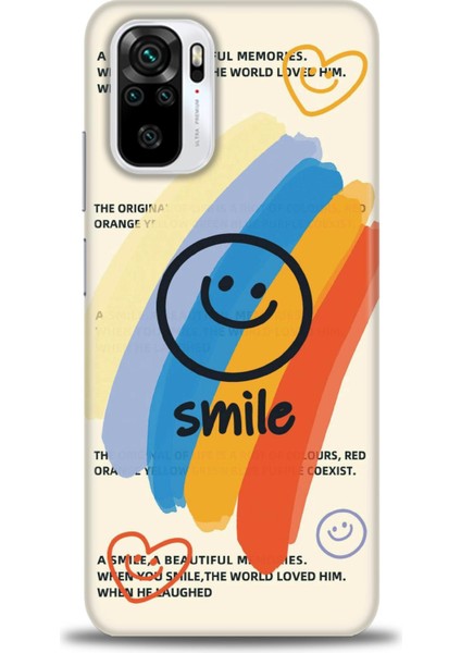 Xiaomi Redmi Note 10S Kılıf Hd Baskılı Kılıf - Smile