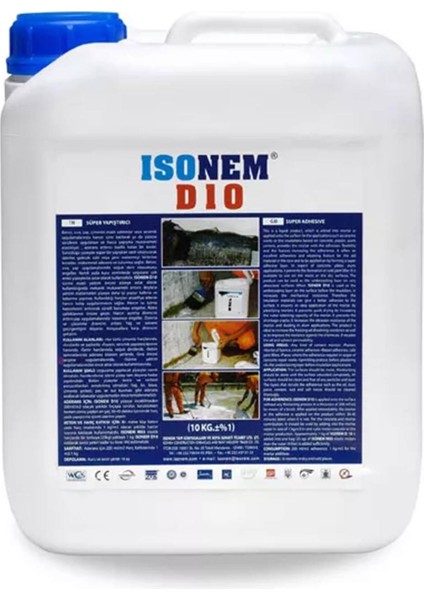 Isonem D 10 Lateks Aderans Arttırıcı Harç Katkısı 10 Lt