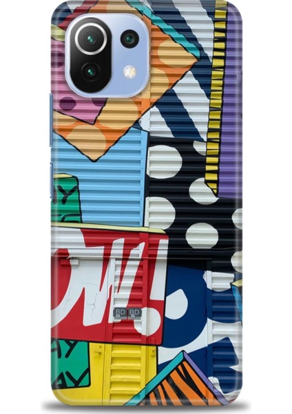 Xiaomi Mi 11 Lite Kılıf Hd Baskılı Kılıf - Grafiti