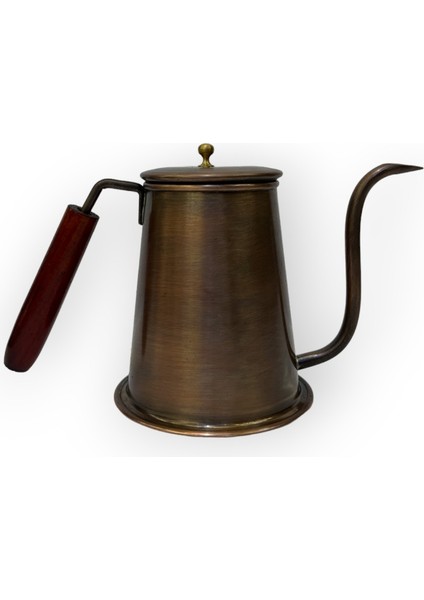 Oksitli Bakır Kahve Demliği