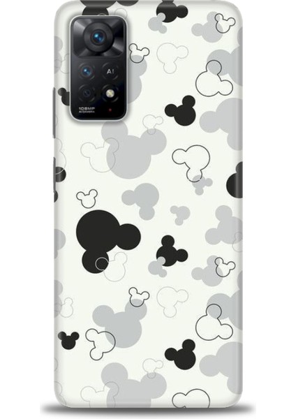 Xiaomi Redmi Note 11 Pro Kılıf Hd Baskılı Kılıf - Siyah Mickey
