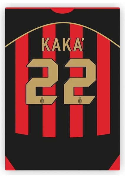 Kaka Ac Milan Ahşap Poster 20x29 cm