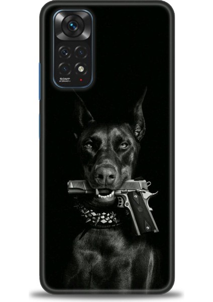 Xiaomi Redmi Note 12 Pro 4g Kılıf Hd Baskılı Kılıf - Tabanca ve Köpek
